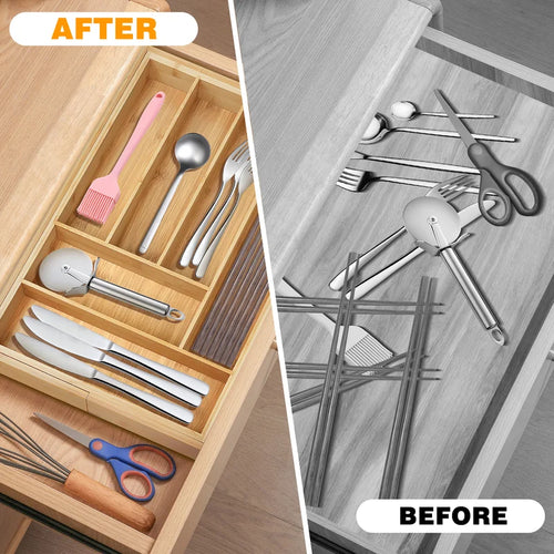 Expandable drawer inserts and a reliable drawer utensil organiser in a UK kitchen

Premium organiser for drawer and drawer organizer for cooking utensils