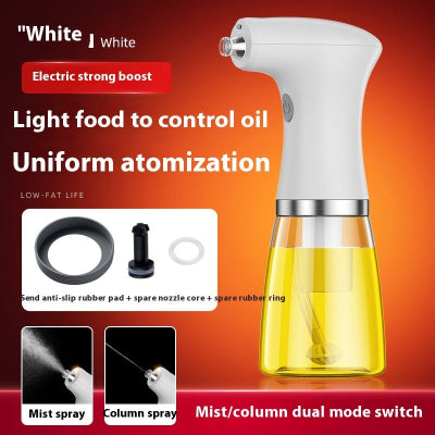 Upgraded olive oil dispenser bottles for healthy cooking
Smart kitchen oil sprayer bottle distributing fine mist