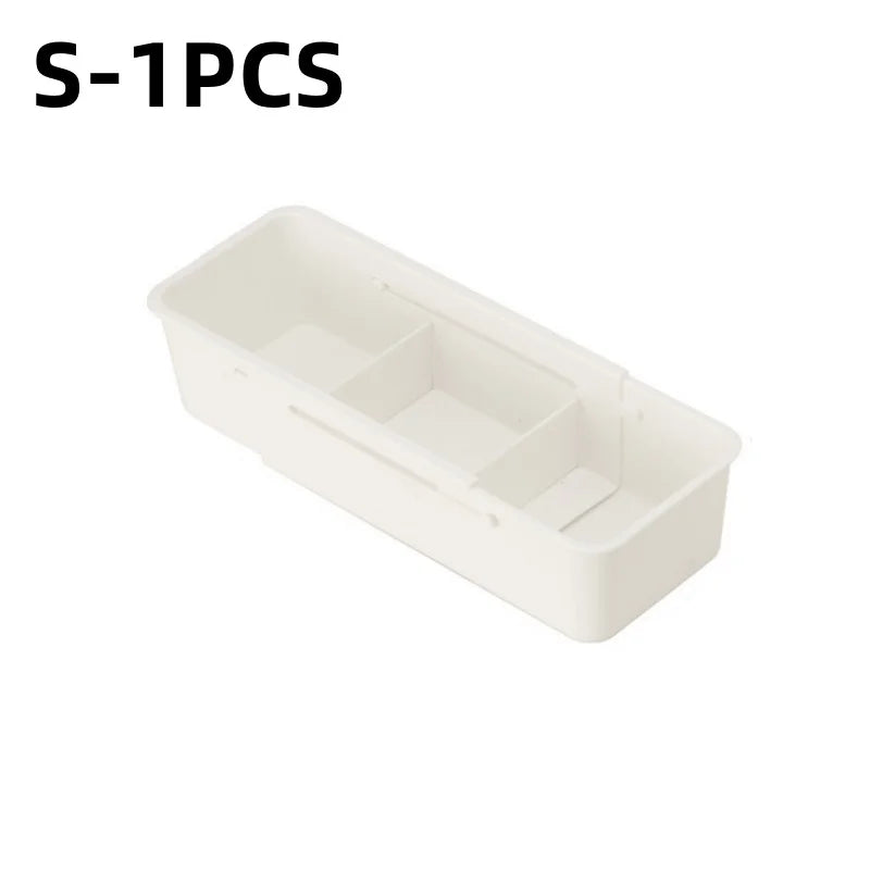 Retractable Drawer Organizer Box – Kitchen & Vanity Storage